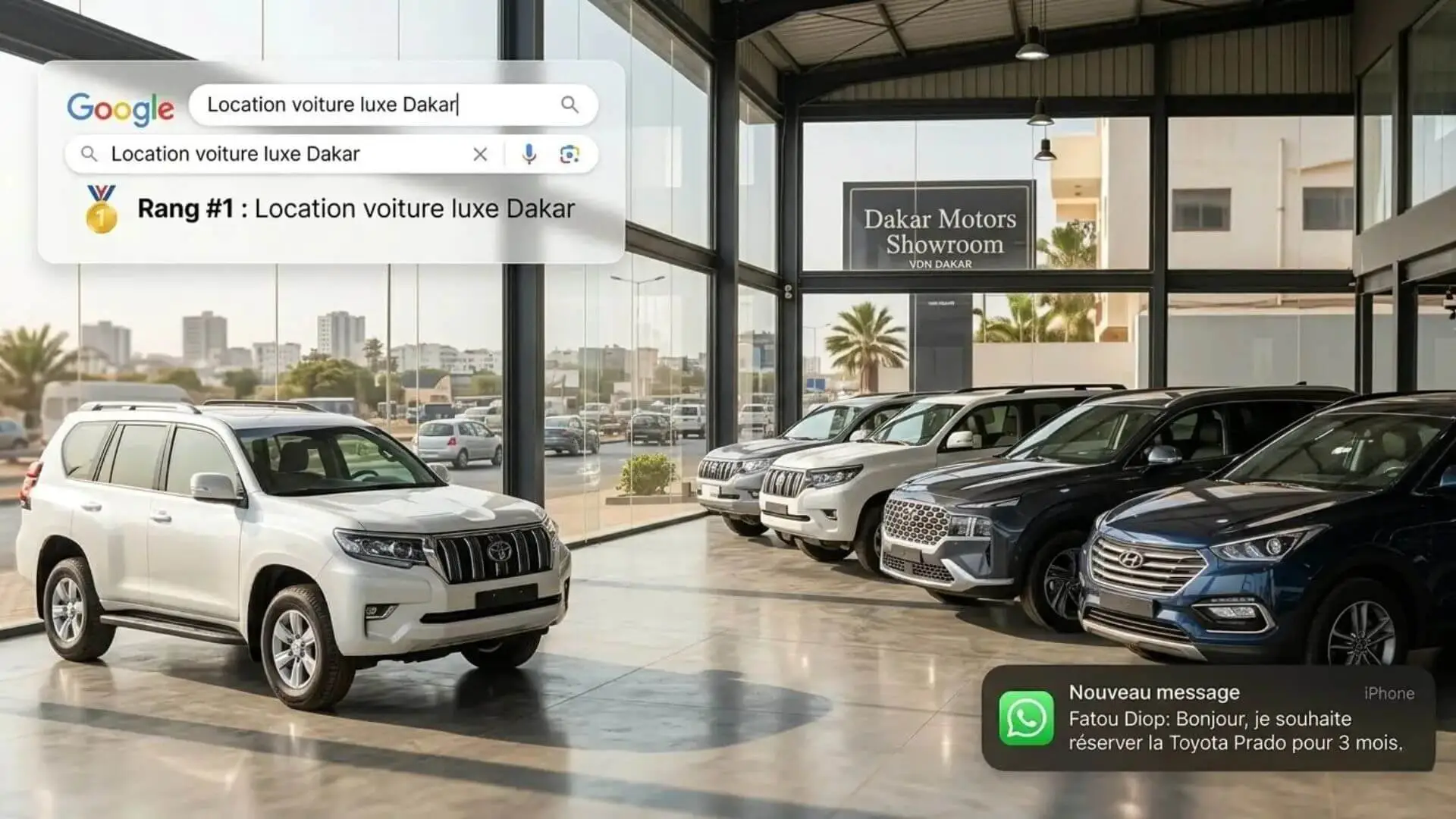 Croissance automobile Dakar Showroom Digital